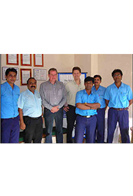 Executives from Tata Steel Chorus - UK on business expansion drive visits SKM Metal Processors unit